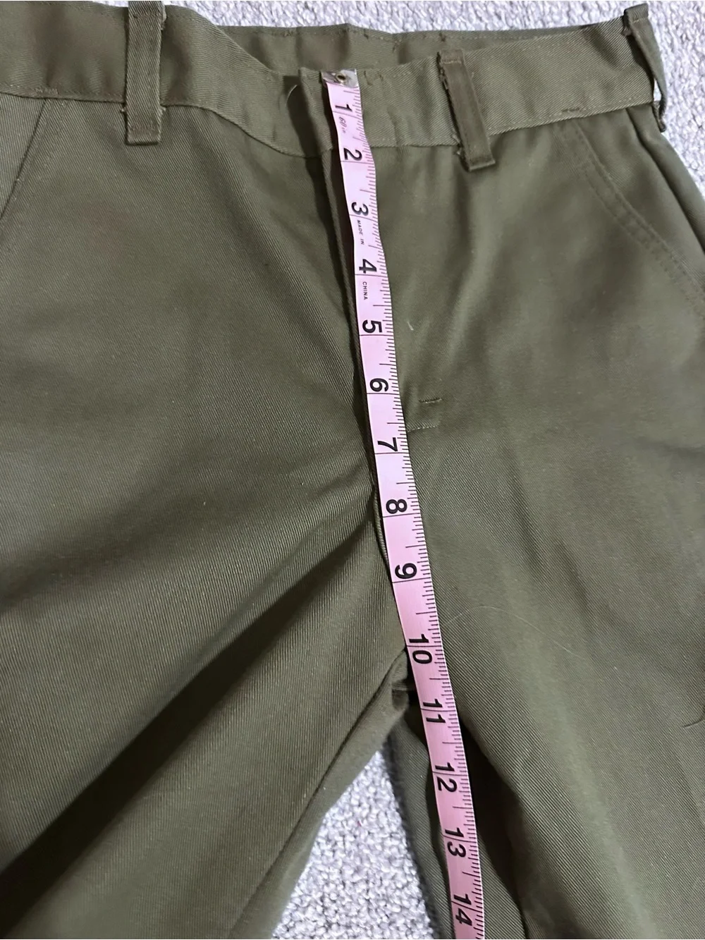 Boy Scouts of America Army Green Wide-Leg Cargo Pants